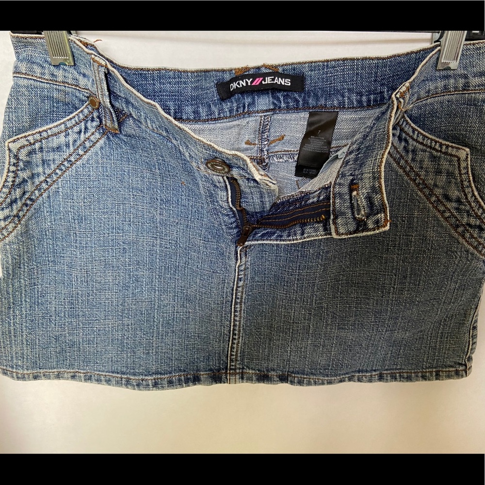 DKNY denim skirt